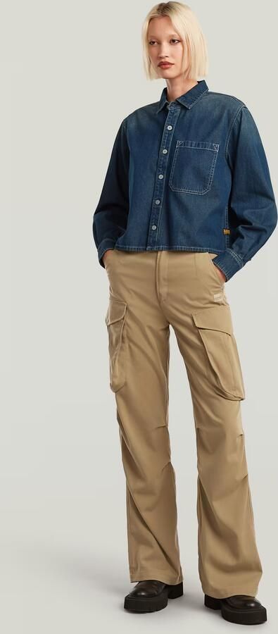 G-Star RAW Boxy Relaxed 1-Pocket Overhemd Anders Dames - Foto 9