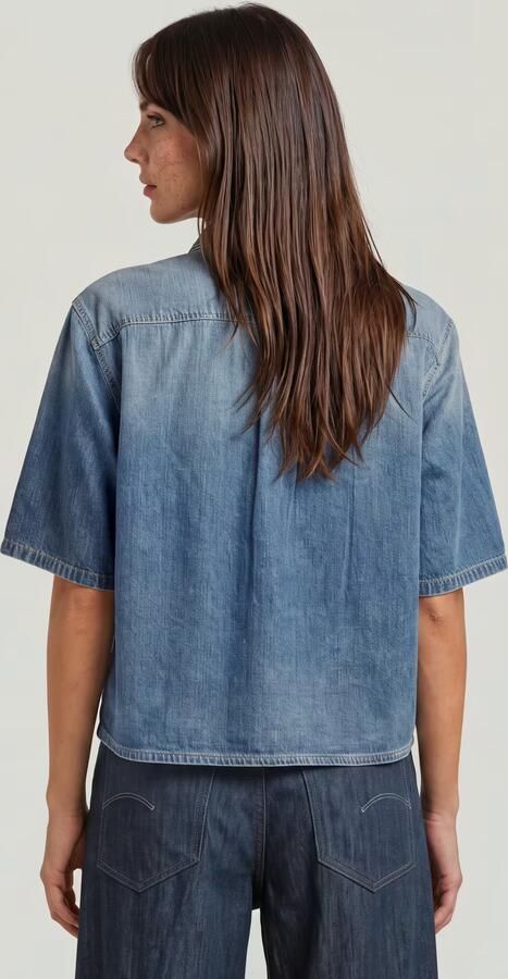 G-Star RAW Boxy Relaxed 1-Pocket Overhemd Anders Dames - Foto 6