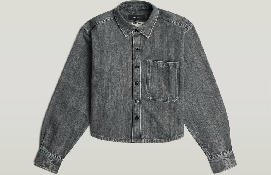 G-Star RAW Boxy Relaxed 1-Pocket Overshirt Groen Dames - Foto 5
