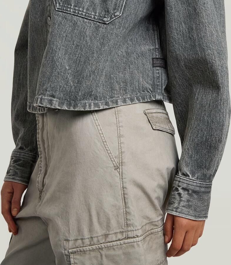 G-Star RAW Boxy Relaxed 1-Pocket Overshirt Groen Dames - Foto 3