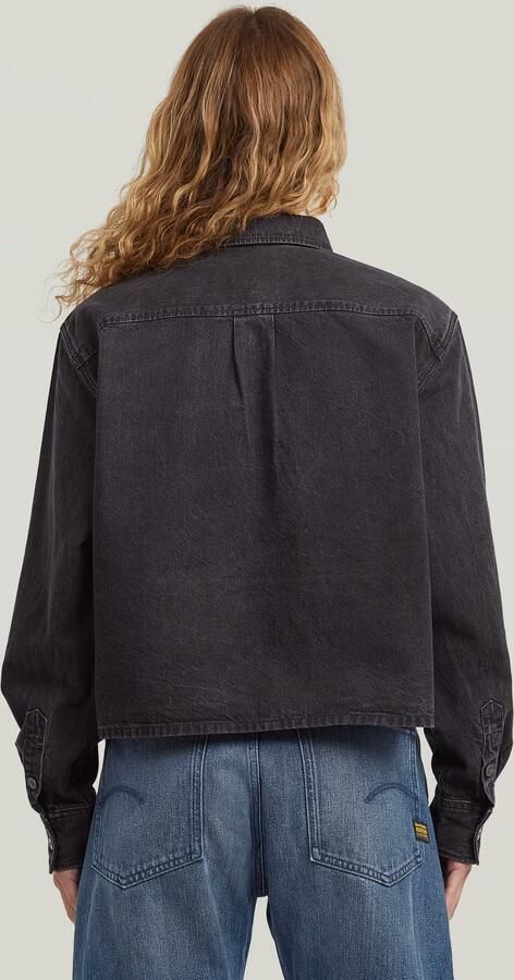 G-Star RAW Boxy Relaxed 1-Pocket Shirt Zwart Dames - Foto 5