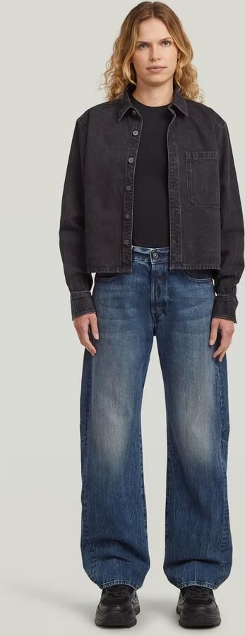 G-Star RAW Boxy Relaxed 1-Pocket Shirt Zwart Dames - Foto 7