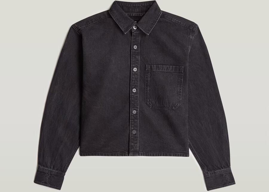 G-Star RAW Boxy Relaxed 1-Pocket Shirt Zwart Dames - Foto 4