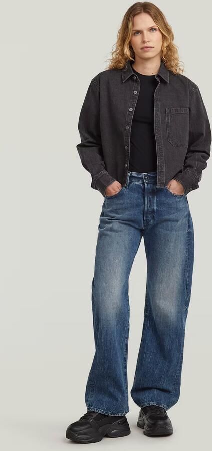 G-Star RAW Boxy Relaxed 1-Pocket Shirt Zwart Dames - Foto 6