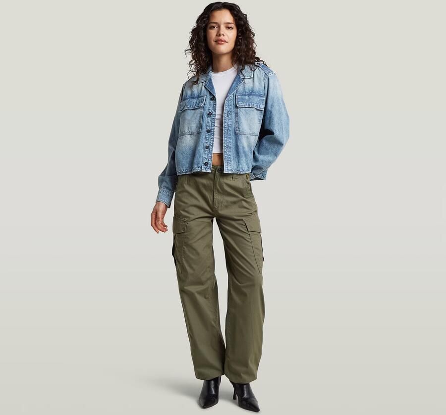 G-Star RAW Boxy Relaxed 2-Pocket Overhemd Lichtblauw Dames - Foto 5