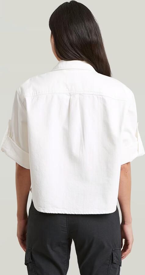 G-Star RAW Boxy Relaxed Overhemd Wit Dames - Foto 5