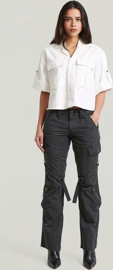 G-Star RAW Boxy Relaxed Overhemd Wit Dames - Foto 6