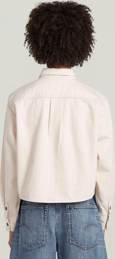 G-Star RAW Boxy Relaxed Overshirt Wit Dames - Foto 6