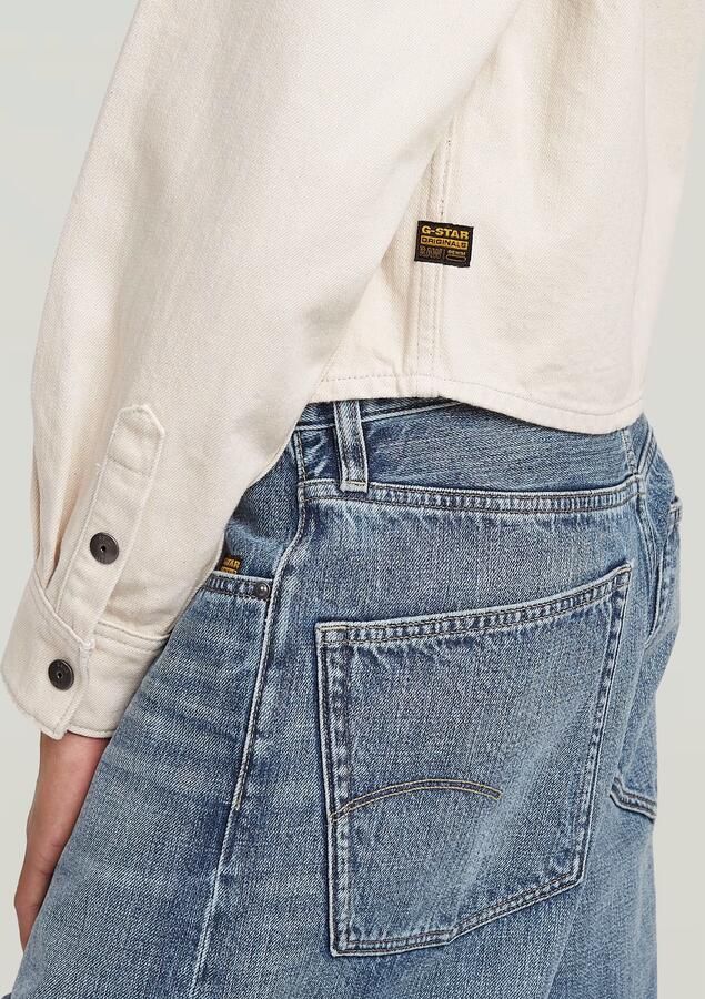 G-Star RAW Boxy Relaxed Overshirt Wit Dames - Foto 4