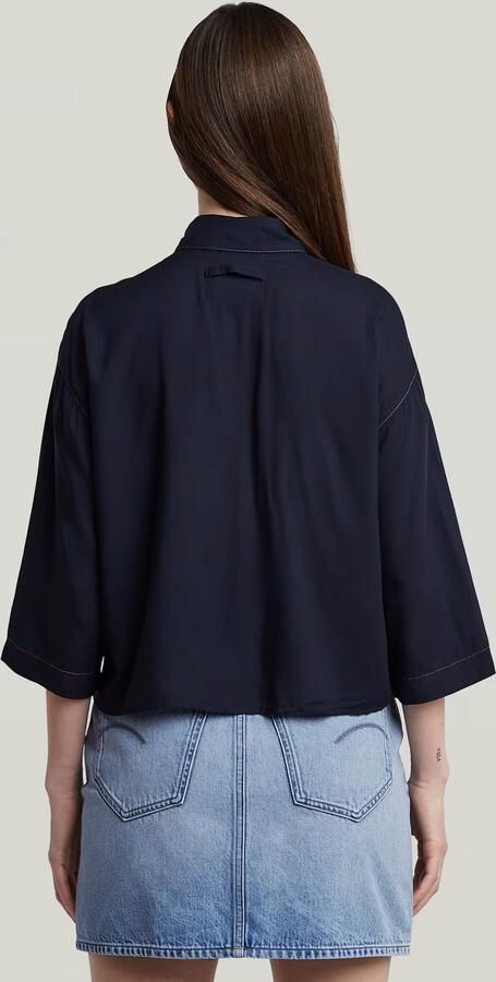 G-Star RAW Boxy Shirt Donkerblauw Dames - Foto 4