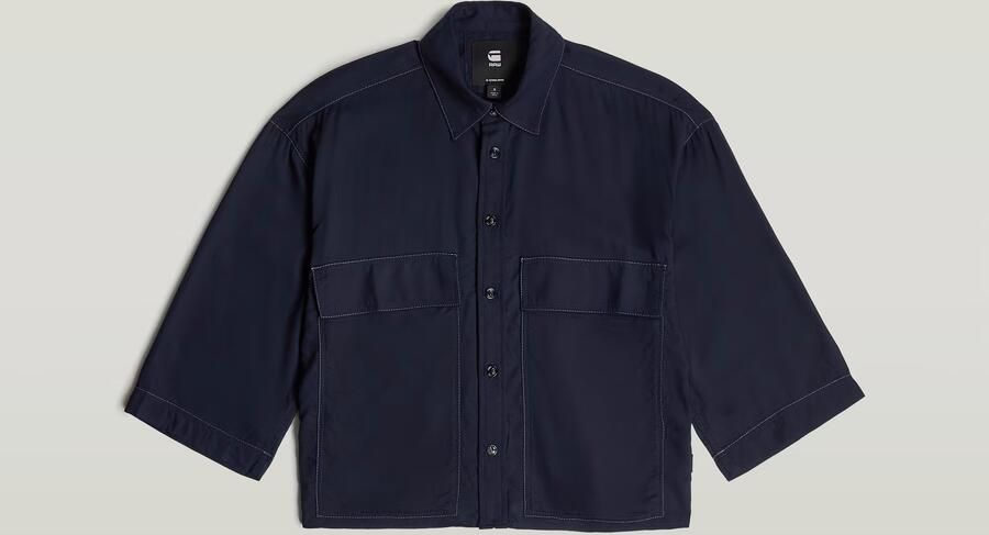 G-Star RAW Boxy Shirt Donkerblauw Dames - Foto 3