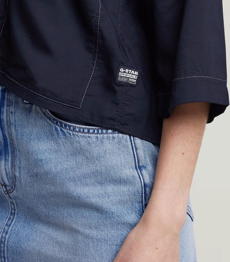 G-Star RAW Boxy Shirt Donkerblauw Dames - Foto 2