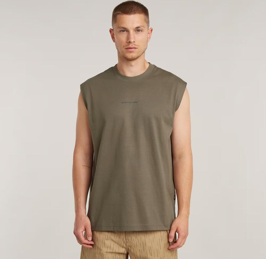 G-Star Raw Tanktop met labelprint model 'Boxy' - Foto 7