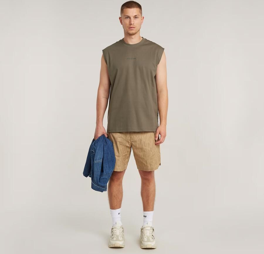 G-Star Raw Tanktop met labelprint model 'Boxy' - Foto 4