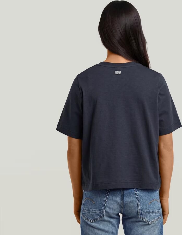 G-Star RAW Boxy T-shirt Donkerblauw Dames - Foto 2