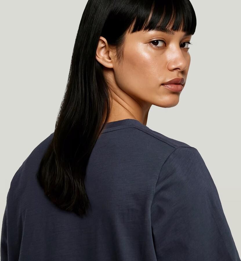 G-Star RAW Boxy T-shirt Donkerblauw Dames