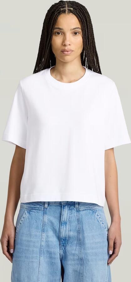 G-Star RAW Boxy T-shirt Wit Dames - Foto 5