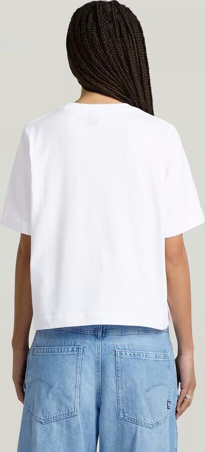 G-Star RAW Boxy T-shirt Wit Dames - Foto 6
