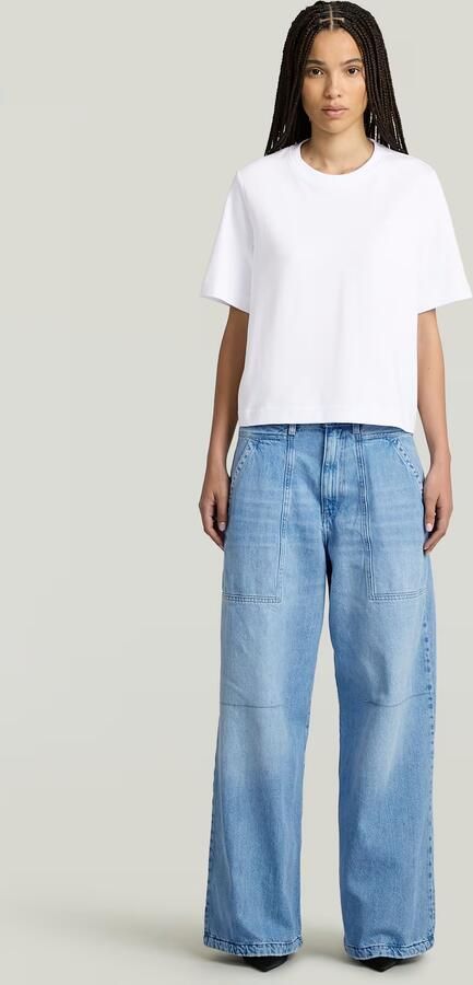 G-Star RAW Boxy T-shirt Wit Dames - Foto 4