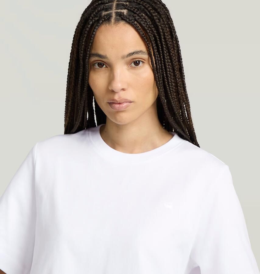 G-Star RAW Boxy T-shirt Wit Dames