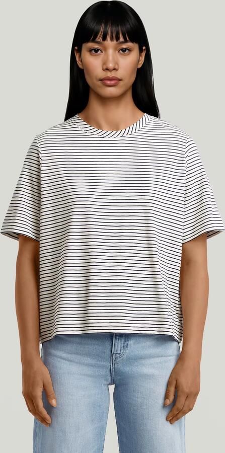 G-Star RAW Boxy T-shirt Wit Dames - Foto 4