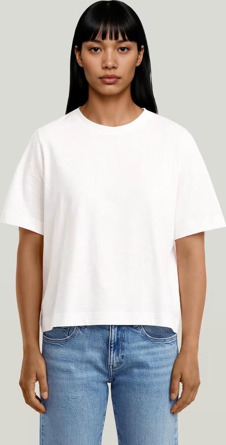 G-Star RAW Boxy T-shirt Wit Dames - Foto 5