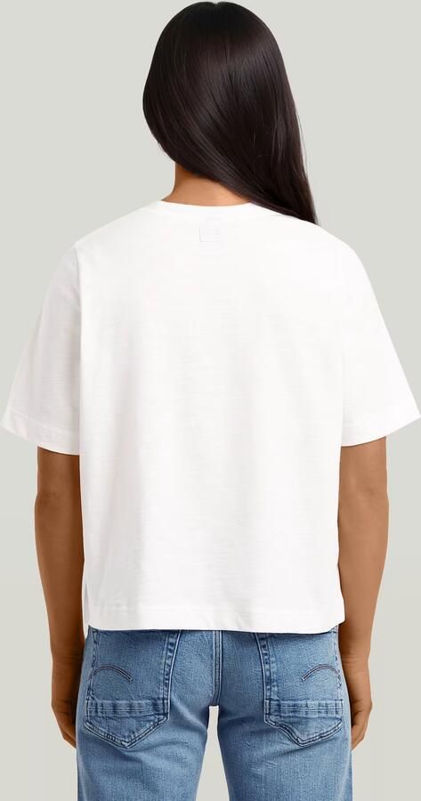 G-Star RAW Boxy T-shirt Wit Dames - Foto 4