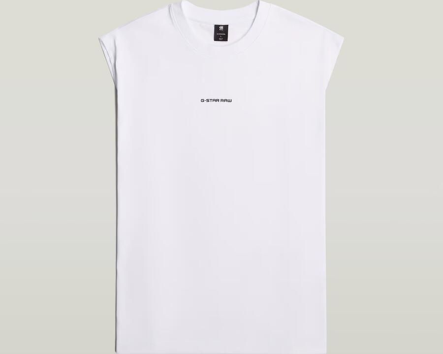 G-Star Raw Tanktop met labelprint model 'Boxy' - Foto 6