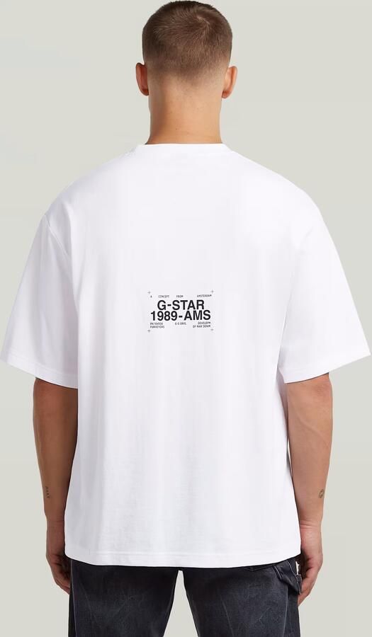 G-Star RAW Boxy T-Shirt Wit Heren - Foto 5