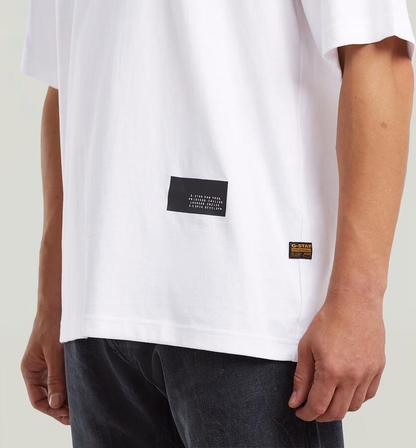 G-Star RAW Boxy T-Shirt Wit Heren - Foto 3
