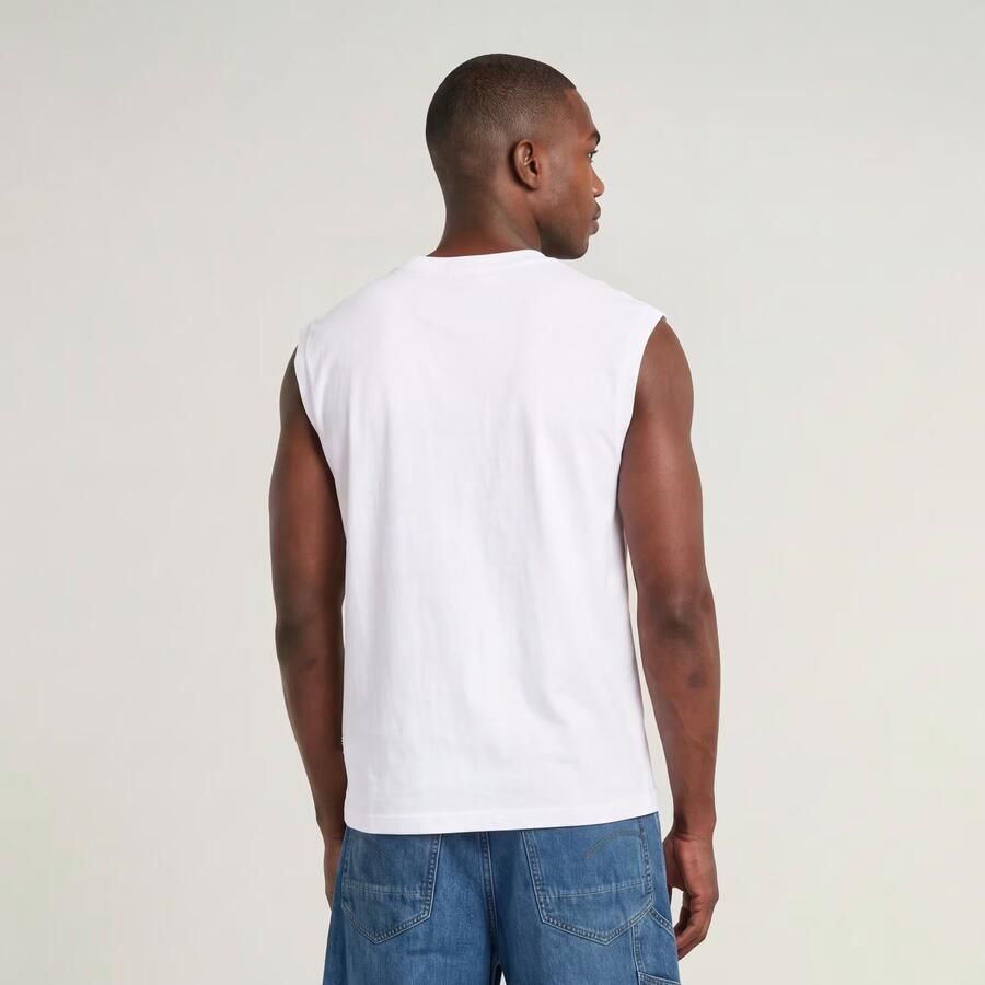 G-Star Raw Tanktop met labelprint model 'Boxy' - Foto 8