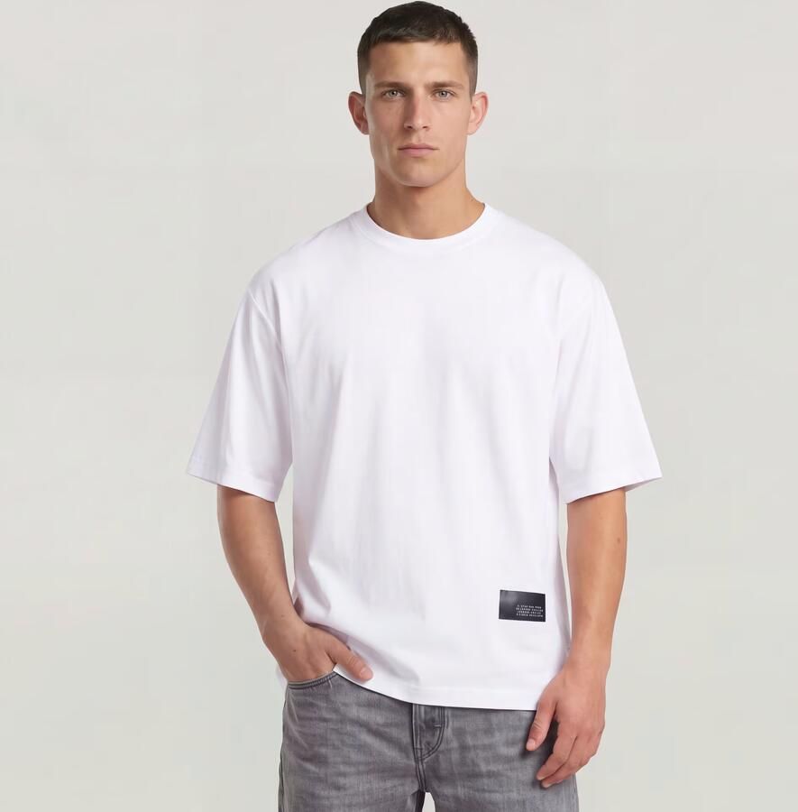 G-Star RAW Boxy T-Shirt Wit Heren - Foto 3