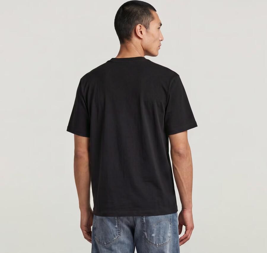G-Star RAW Boxy T-Shirt Zwart Heren - Foto 4