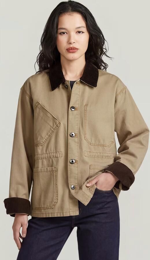 G-Star RAW Boyfriend Barn Jack Beige Dames