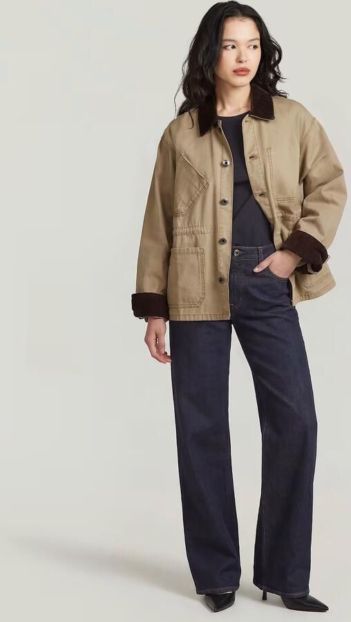 G-Star RAW Boyfriend Barn Jack Beige Dames - Foto 6