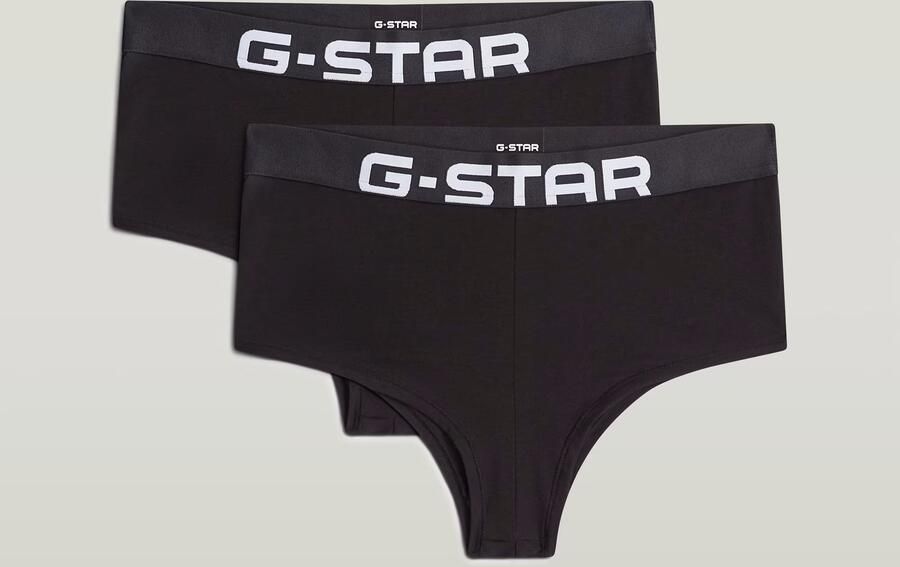 G-Star RAW Boyfriend Boxershort Set van 2 Zwart Dames