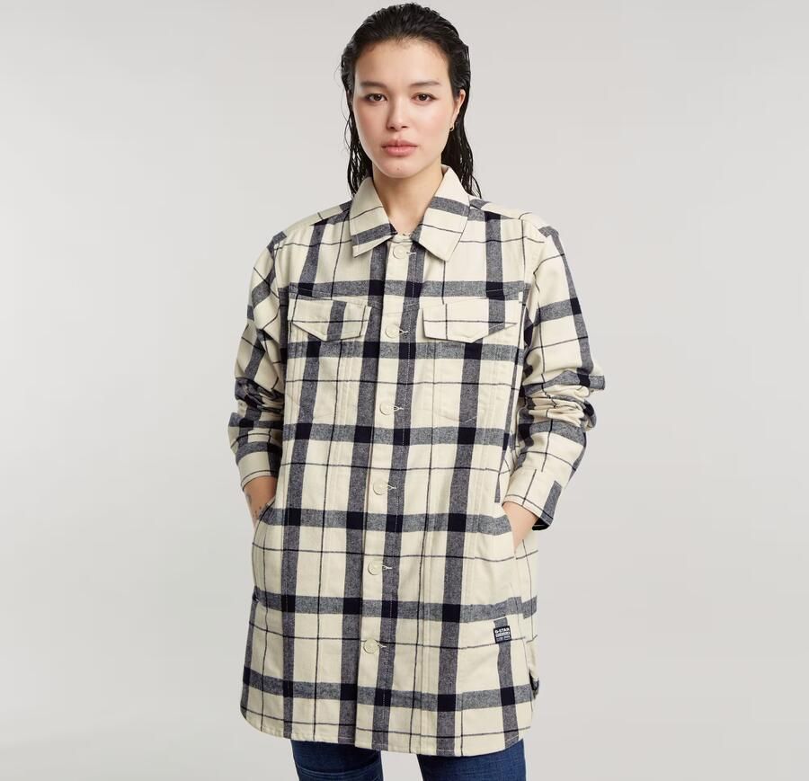 G-Star RAW Boyfriend Overshirt Meerkleurig Dames