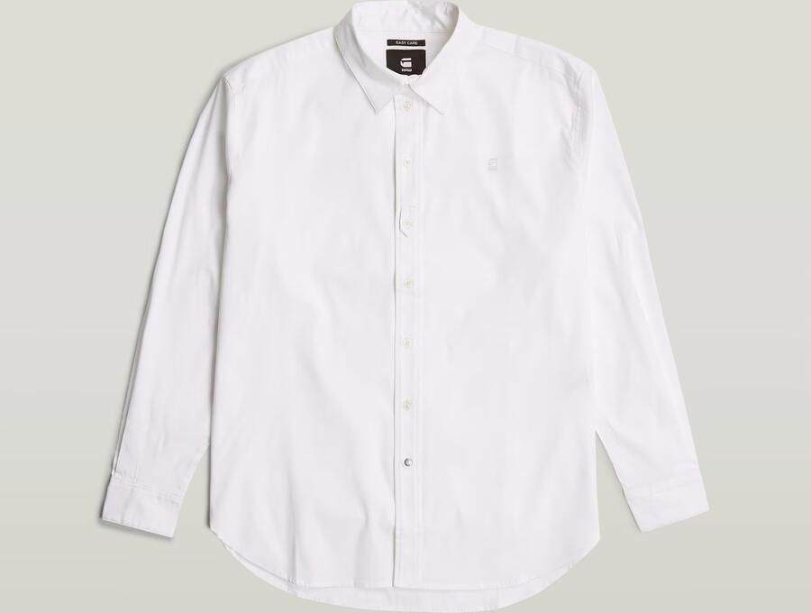 G-Star Raw Regular fit overhemdblouse met logostitching - Foto 6