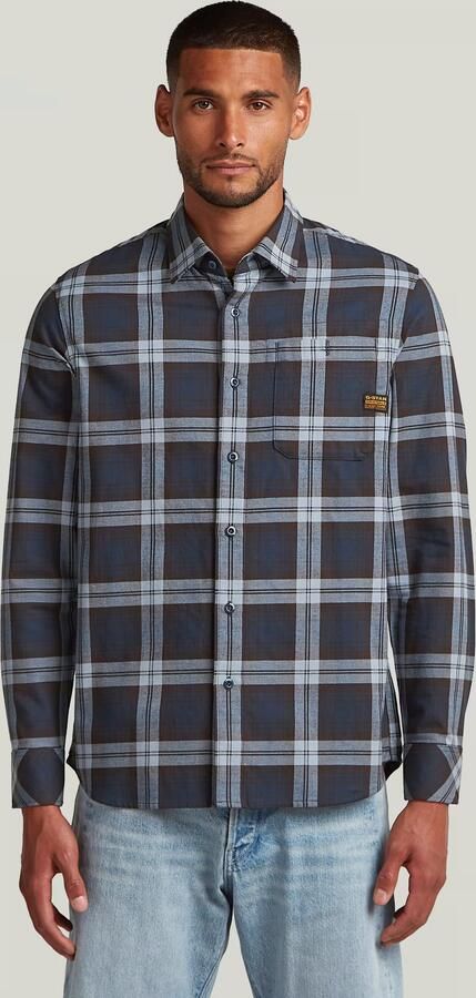 G-Star Raw Slim fit vrijetijdsoverhemd met kentkraag model 'Bristum 2.0' - Foto 7