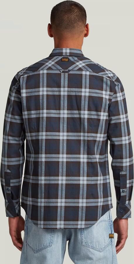 G-Star Raw Slim fit vrijetijdsoverhemd met kentkraag model 'Bristum 2.0' - Foto 5
