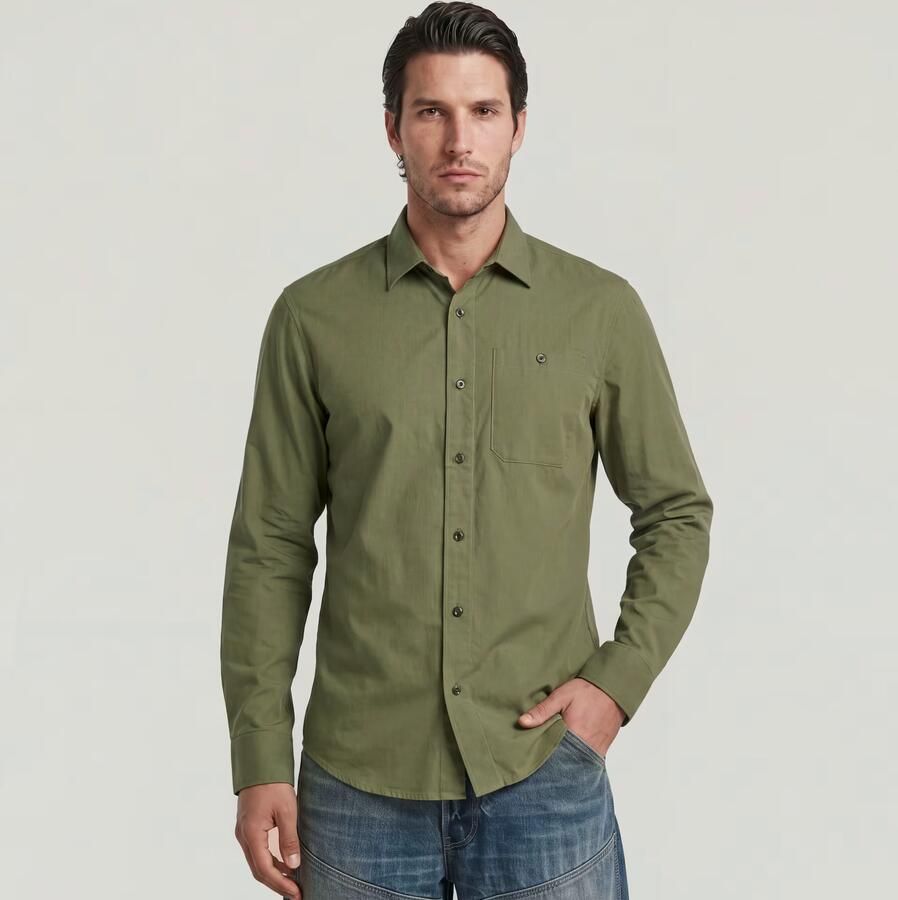 G-Star RAW Bristum 2.0 Slim Overhemd Meerkleurig Heren - Foto 4