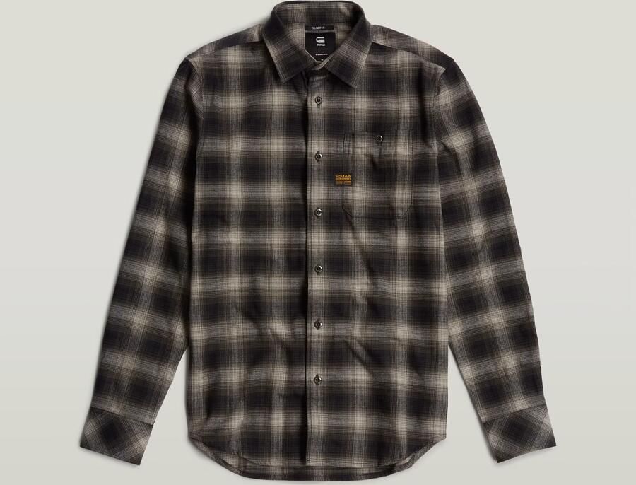 G-Star Raw Slim fit vrijetijdsoverhemd met labelpatch model 'Bristum' - Foto 7