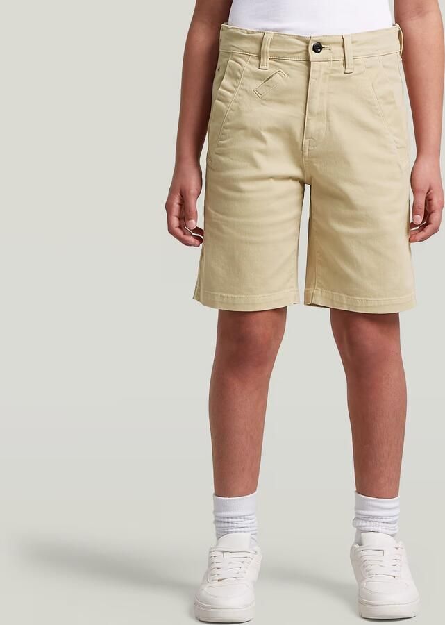G-Star RAW Bronson 3.0 Chino Short voor jongens Beige jongens - Foto 3