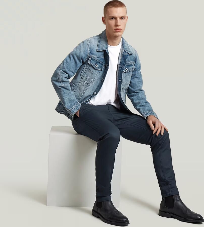 G-Star RAW Bronson 3.0 Slim Chino Donkerblauw Heren - Foto 3