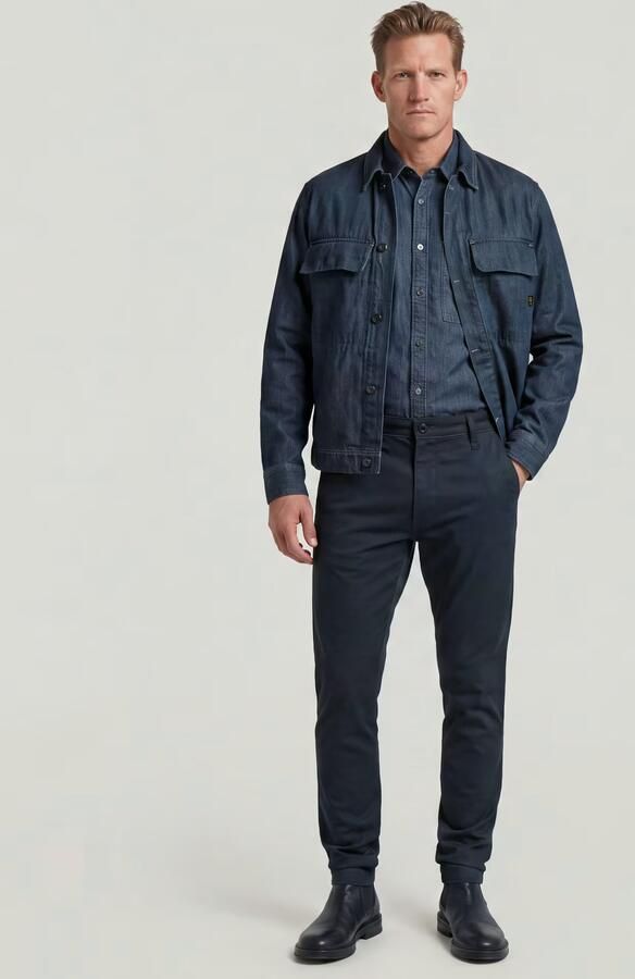 G-Star RAW Bronson 3.0 Slim Chino Donkerblauw Heren - Foto 6
