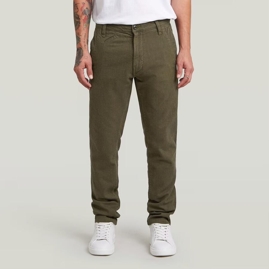 G-Star RAW Bronson 3.0 Slim Chino Groen Heren - Foto 7