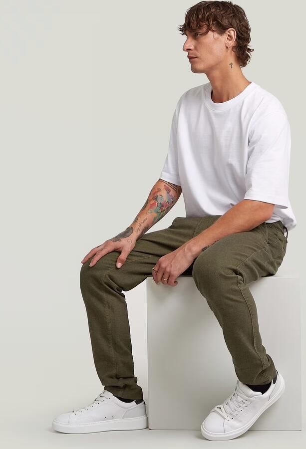 G-Star RAW Bronson 3.0 Slim Chino Groen Heren - Foto 5