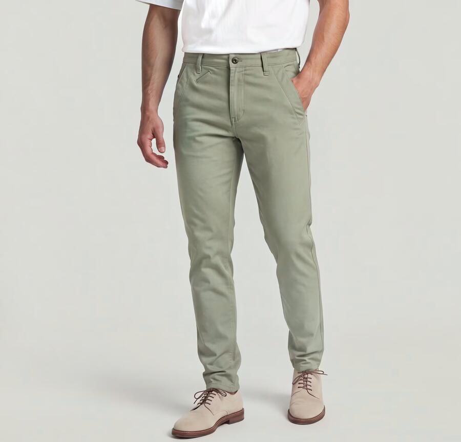 G-Star RAW Bronson 3.0 Slim Chino Groen Heren - Foto 5