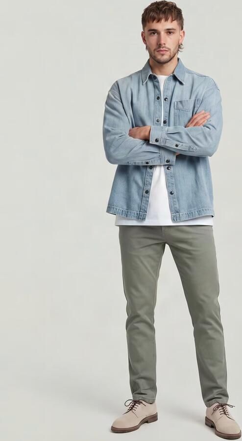 G-Star RAW Bronson 3.0 Slim Chino Groen Heren - Foto 6