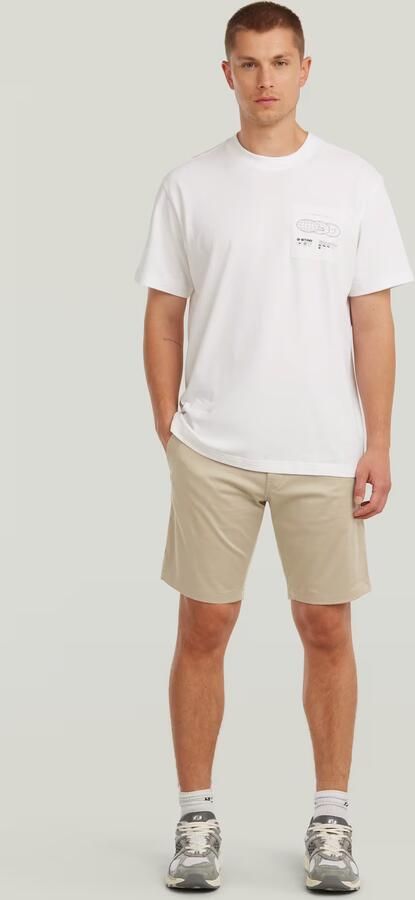 G-Star RAW Bronson 3.0 Slim Chino Short Beige Heren - Foto 6